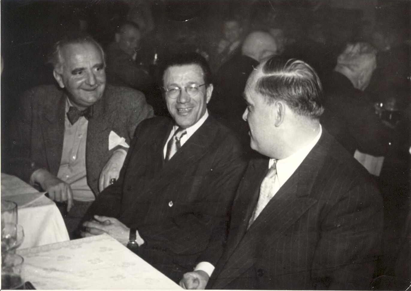Josef Felder mit Curt Frenzel ( rechts )